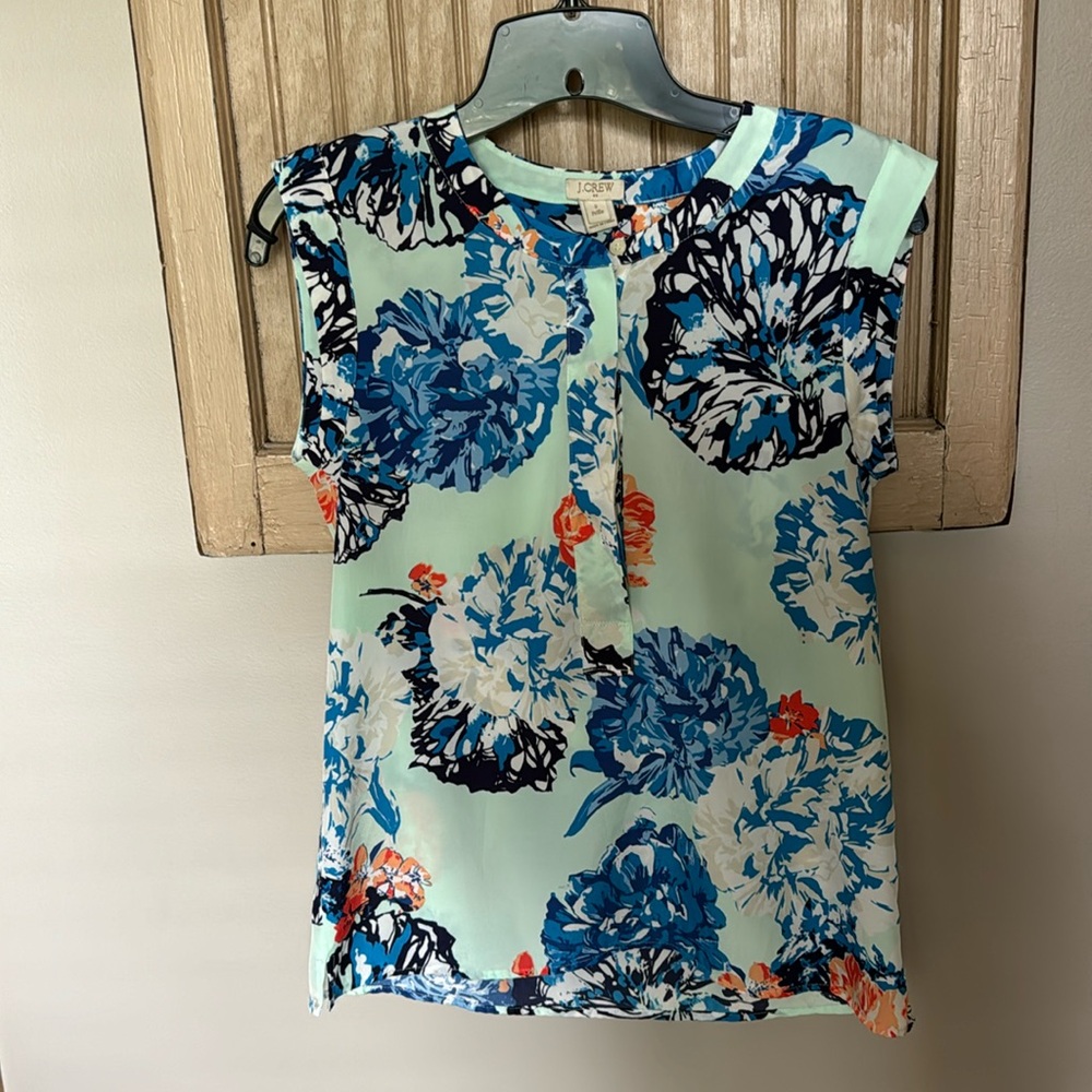 JCREW factory Petite size 0 floral tank